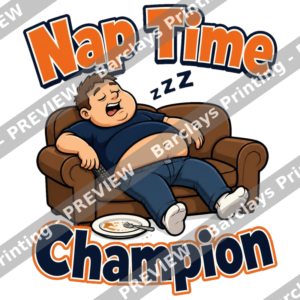 Nap Time Champion Funny Thanksgiving Shirt Design PNG
